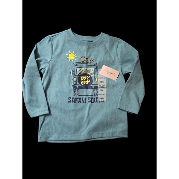 NWT Safari Squad Long Sleeve Shirt – Infant Boys 18M – Alligator Print - Picture 1 of 3
